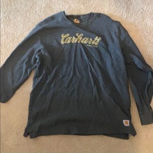Long sleeve carhartt waffle shirt